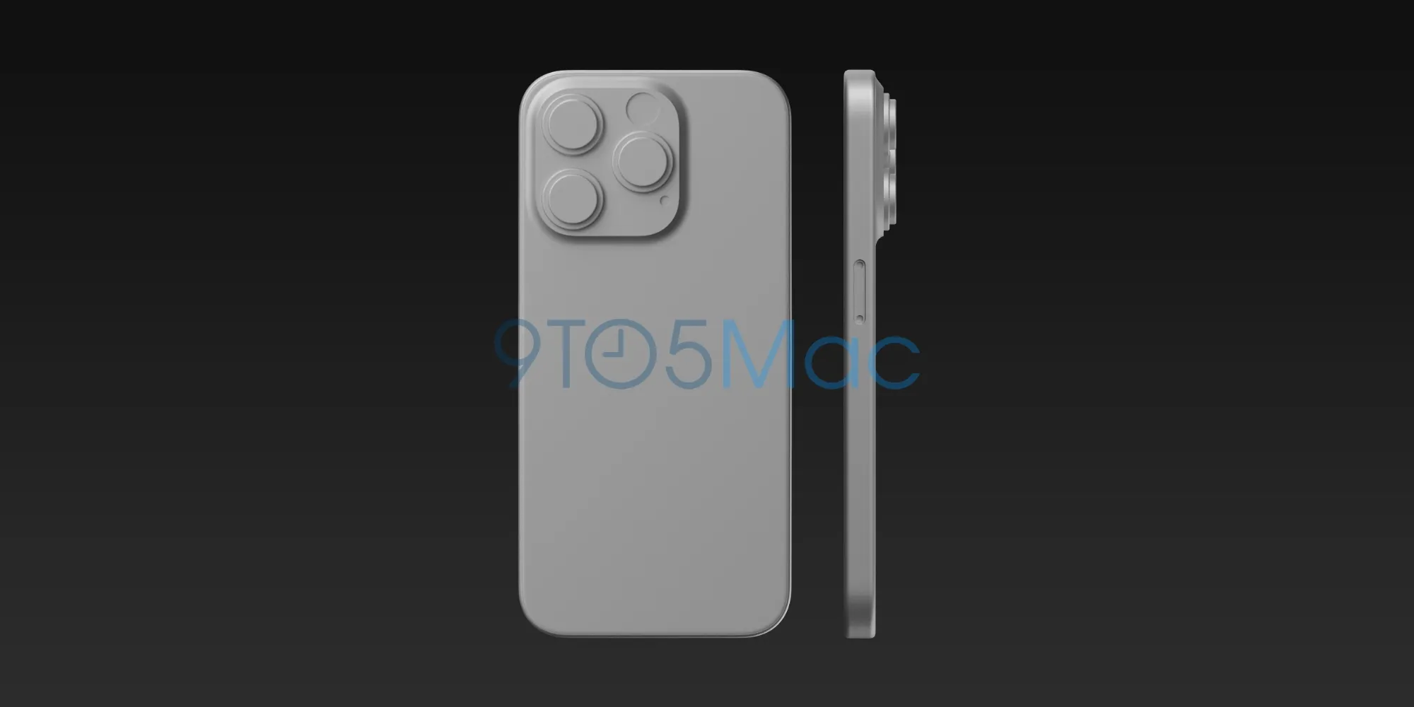 iPhone 15 Pro CAD rear