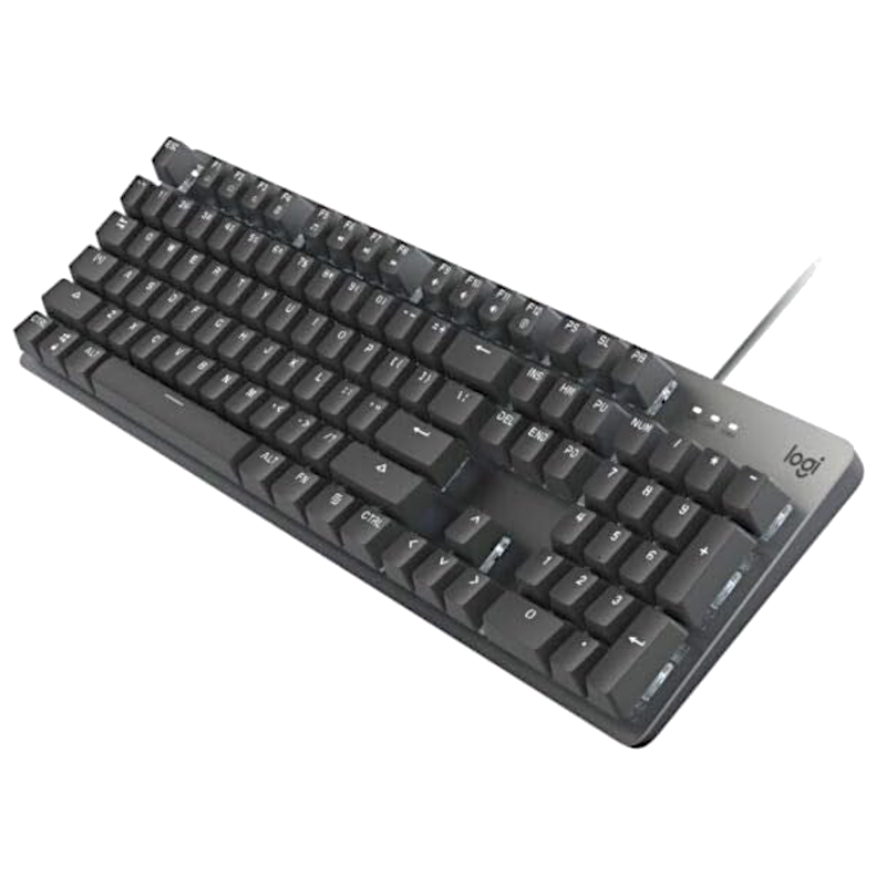 Teclado mecánico Logitech K845 negro con retroiluminación blanca