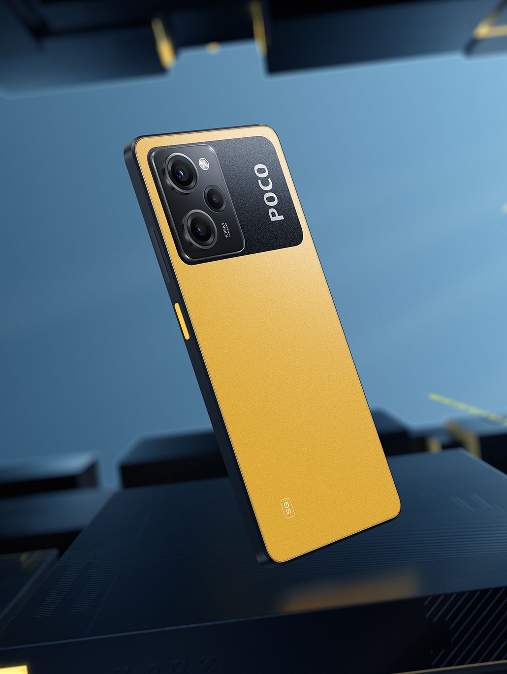 Poco X5 Pro 5G in yellow