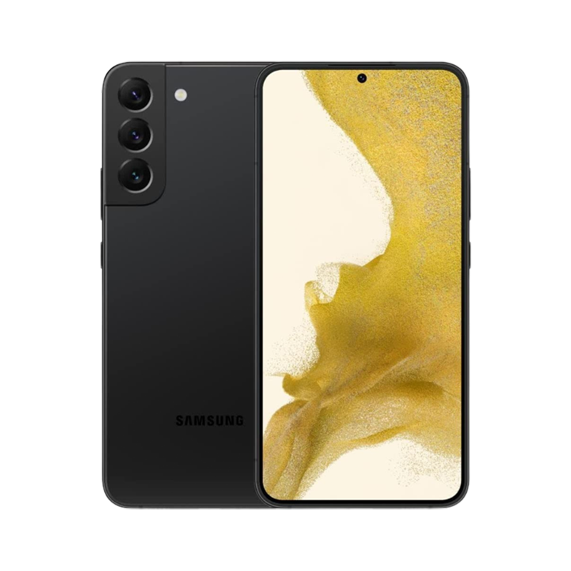 Samsung Galaxy S22+ на прозрачном фоне.