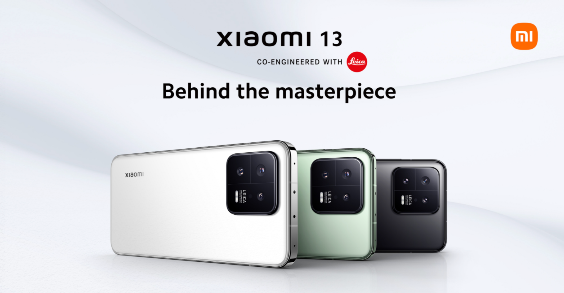 Xiaomi 13 in three colors