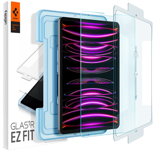 A render of the Spigen GlasTR EZ FIT for iPad Pro.