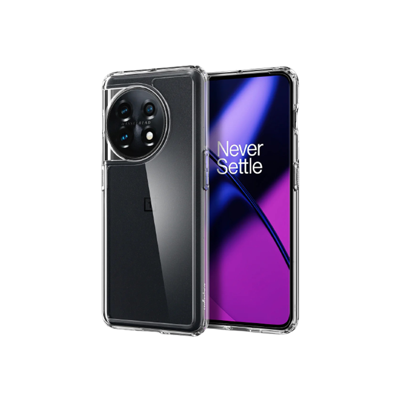 Spigen Ultra Hybrid for OnePlus 11 on transparent background.