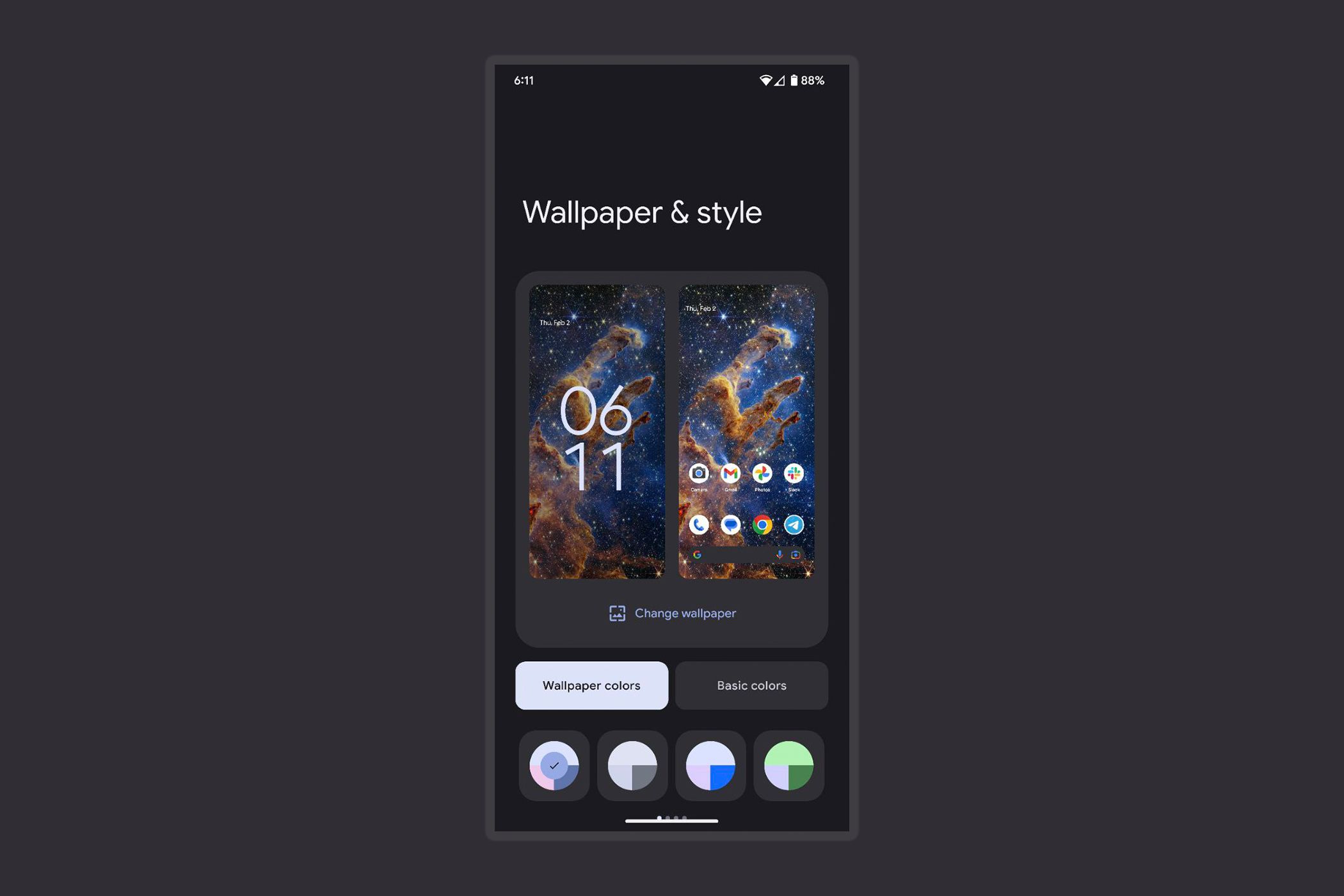 Pixel's Wallpaper & style app is getting a UI refresh
