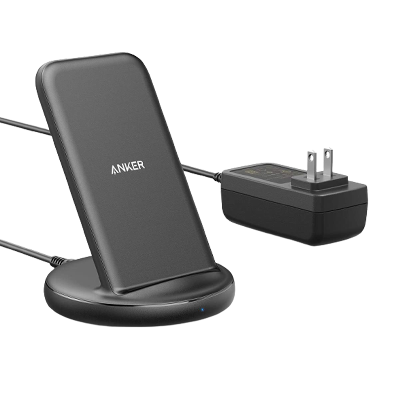 Anker PowerWave II Stand on transparent background.