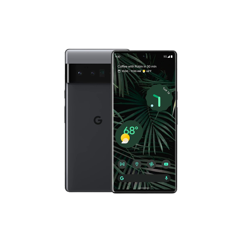 Google Pixel 6 Pro auf transparentem Hintergrund.