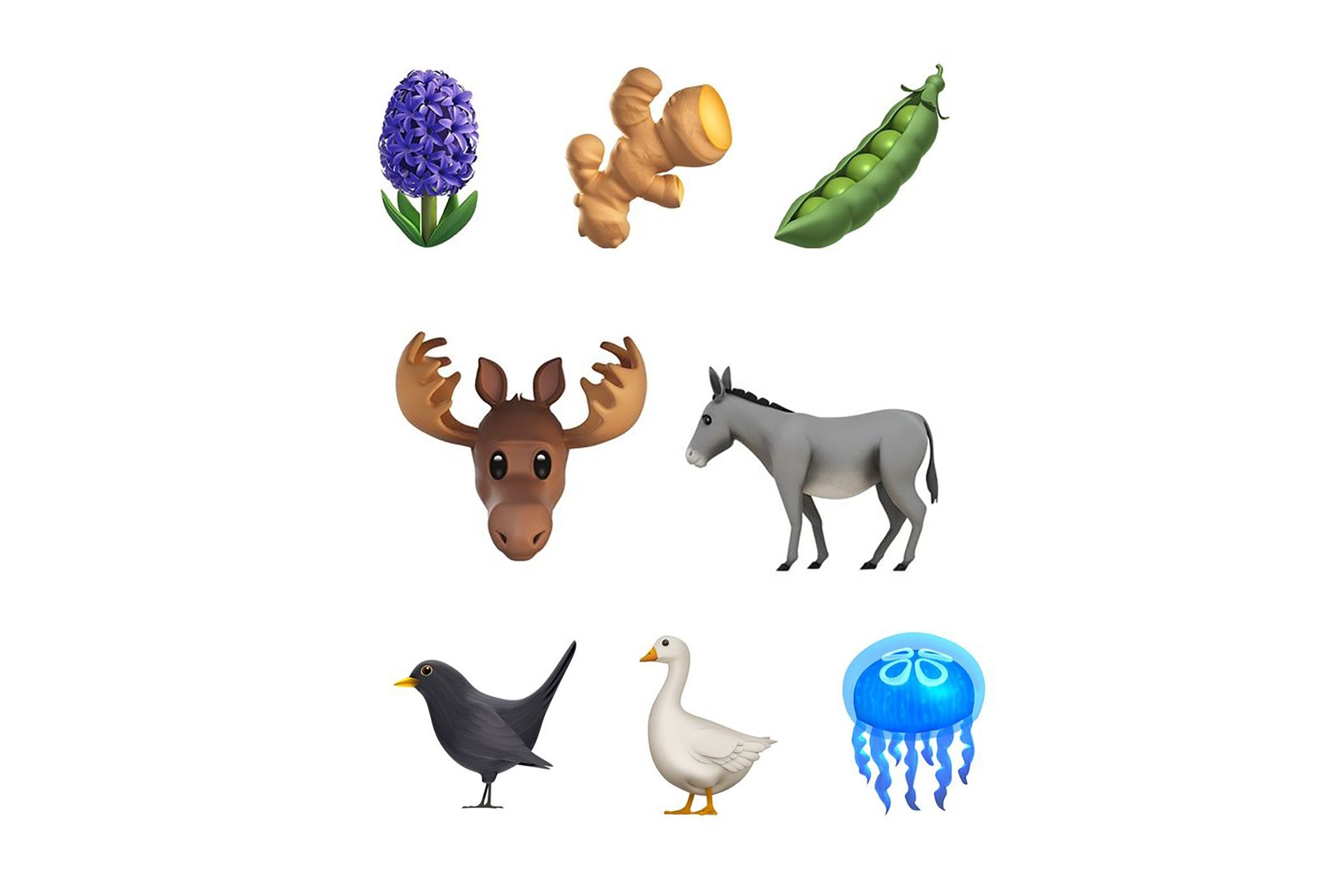 IOS 164 emojis aquatic animal food