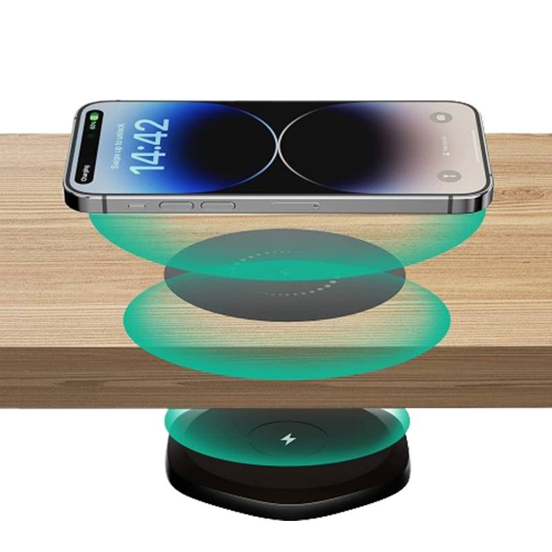 KPON Invisible Wireless Charger on transparent background.