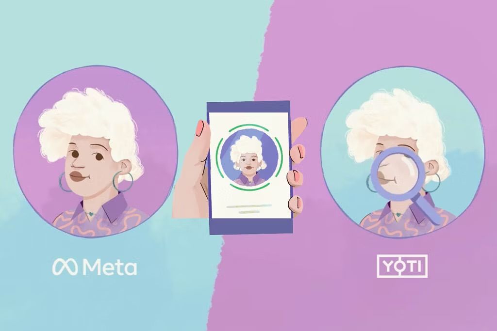 instagram age verification showing process between companies Yoti and Meta
