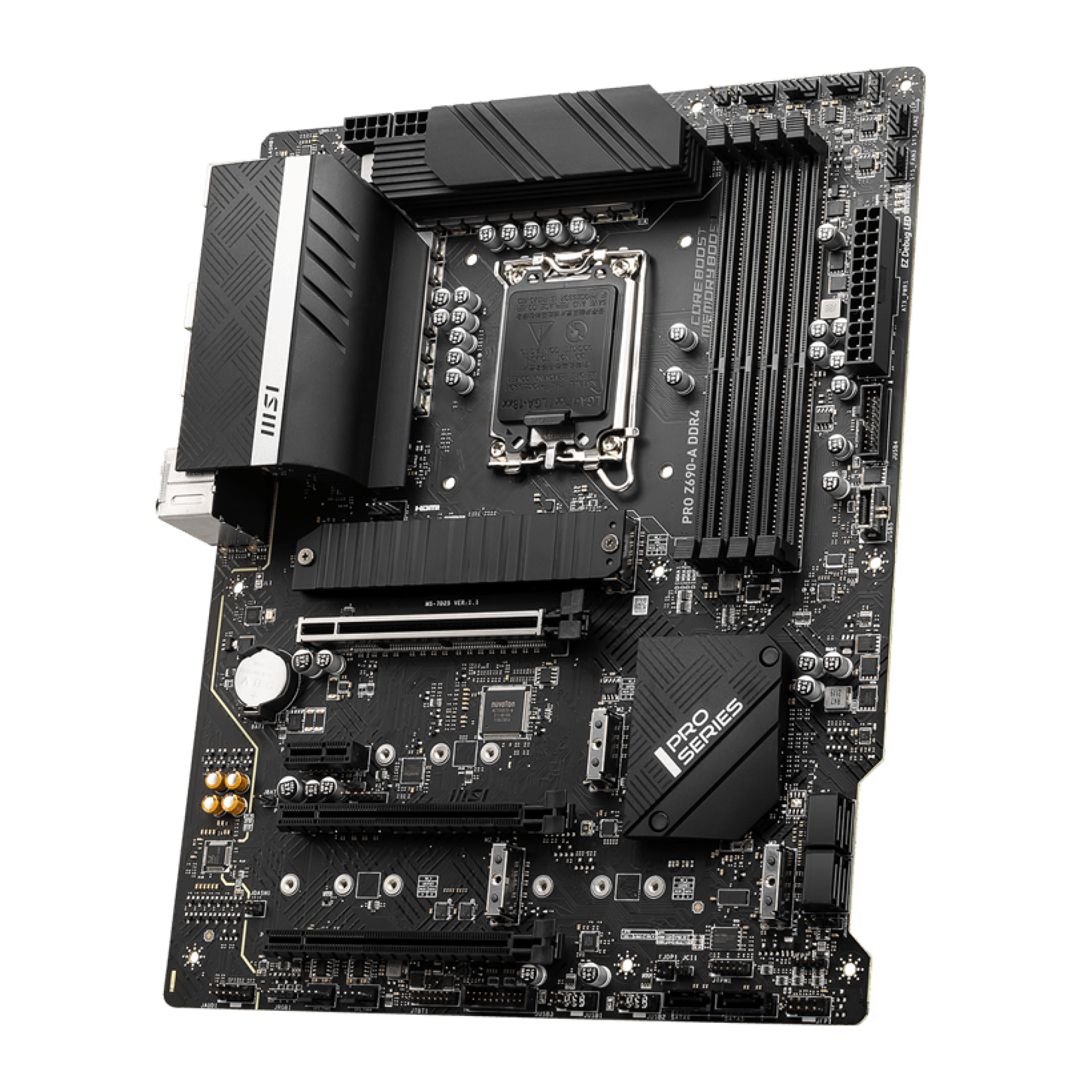 The MSI Pro Z690-A motherboard.