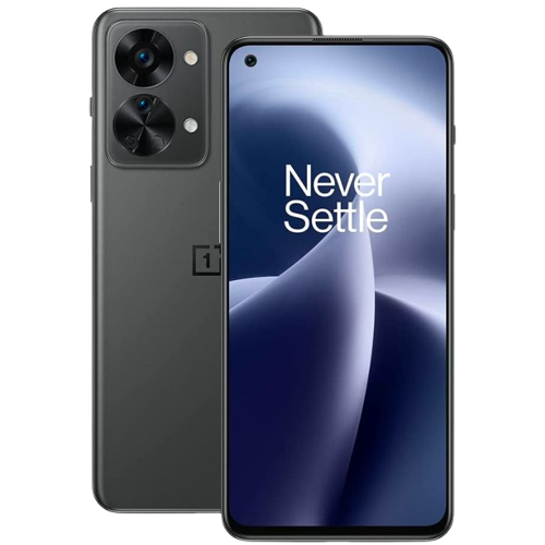 A render of the OnePlus Nord 2T in black colror.