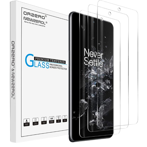 A render of the Orzero tempered glass for OnePlus 10T.