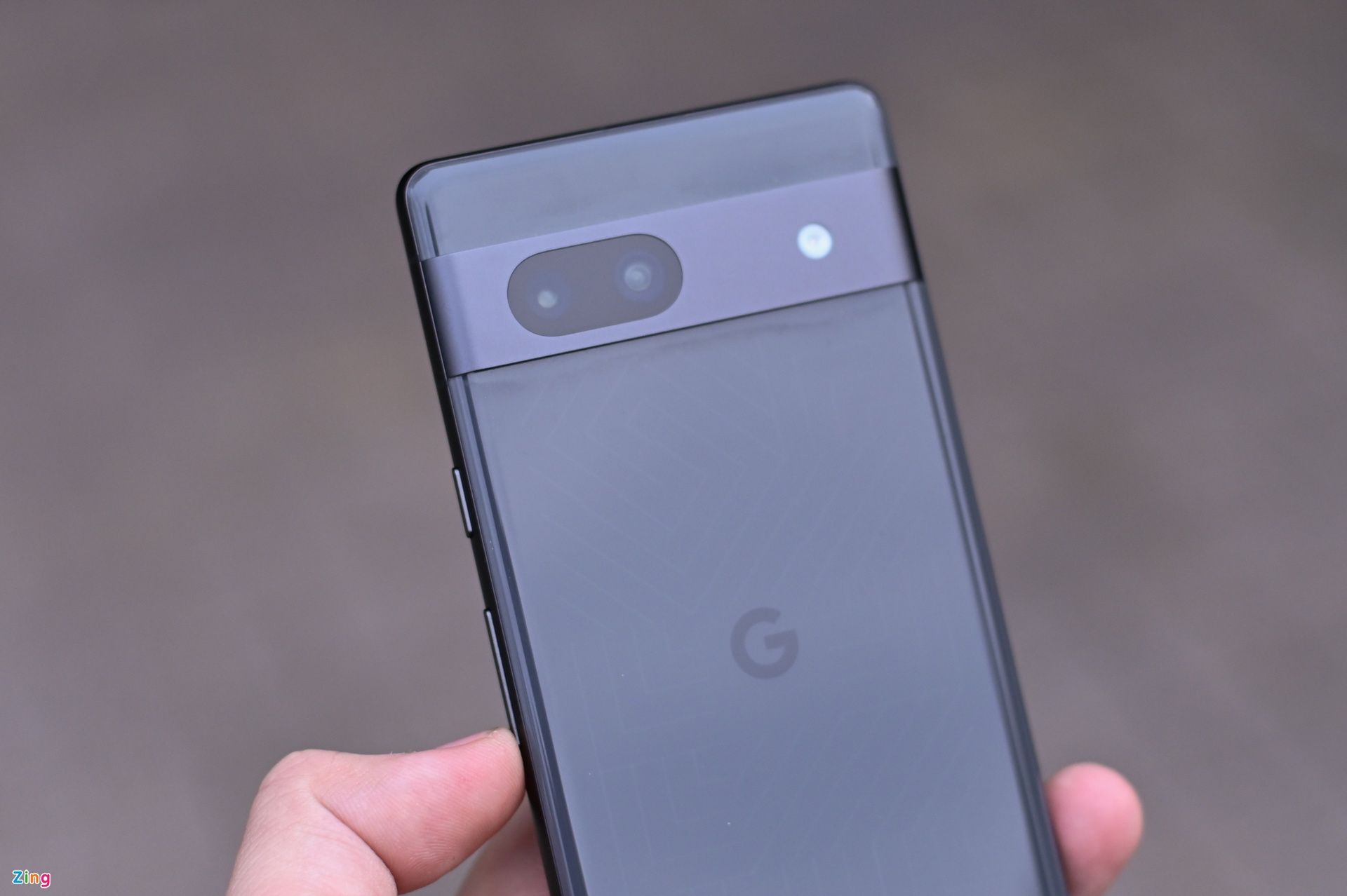 Google Pixel 7a camera close up