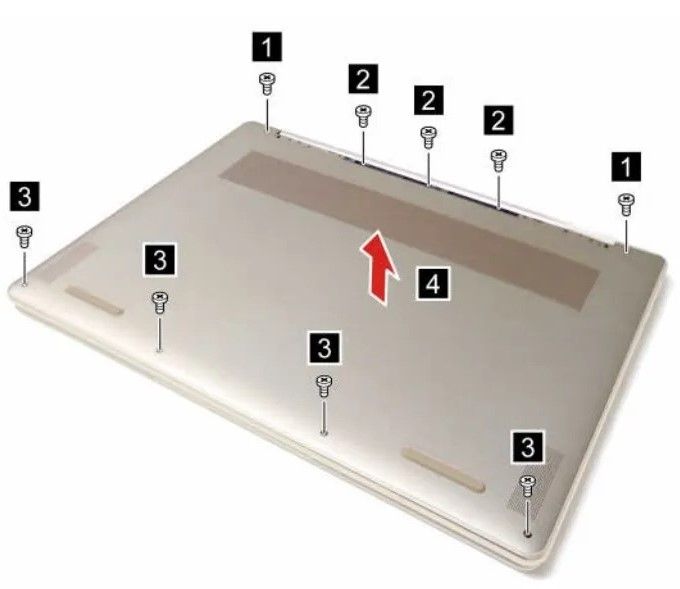 Can I replace the battery in the Lenovo Yoga 9i (2023)?