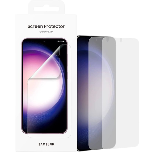 A render of Samsung's official screen protector for Galaxy S23+.