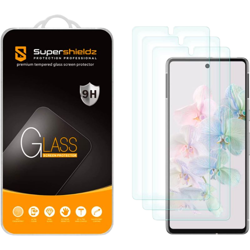 A render of the SuperShieldz tempered glass for Pixel 7.
