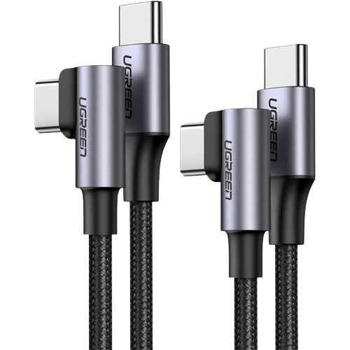 A render of the UGREEN L-shaped cable.