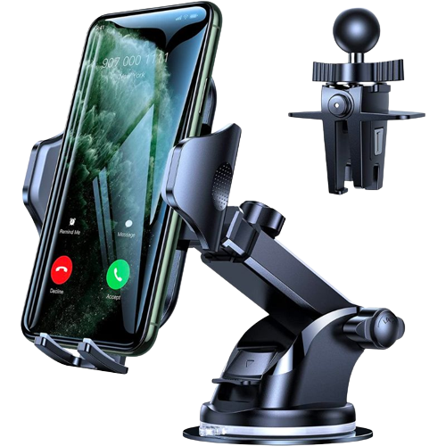 Phone stand display shows VICSEED holding a phone.