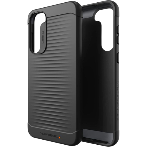 A render of the ZAGG Gear4 Havana case for the Galaxy S23 Ultra in black color.