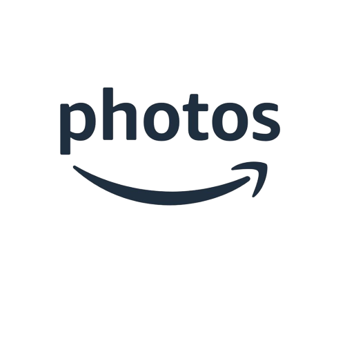 A render showing the Amazon Photos logo in black color.