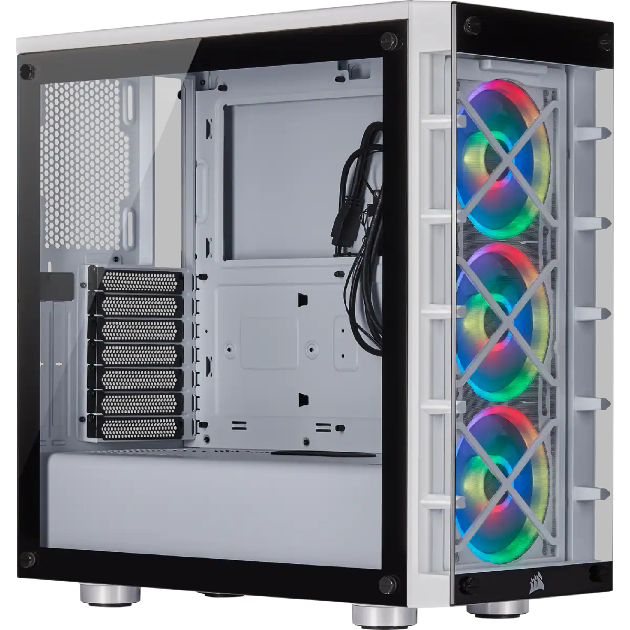 The Corsair iCUE 465X RGB PC case.