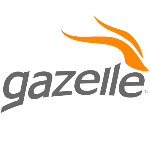 A render showing the logo Gazelle marketplace.