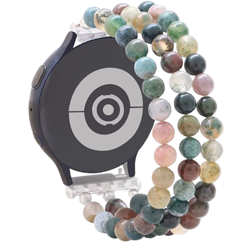 A render of the KAI Top Beaded Braclet band for Galaxy Watch 4.