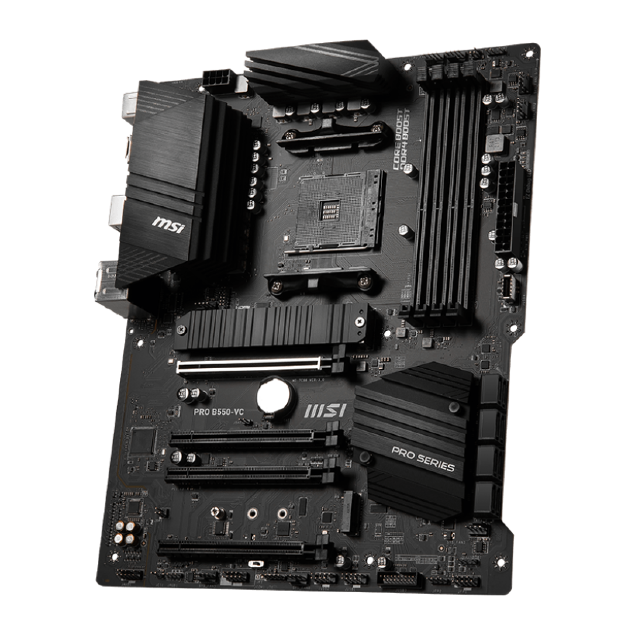 The MSI B550-VC PRO ProSeries motherboard.