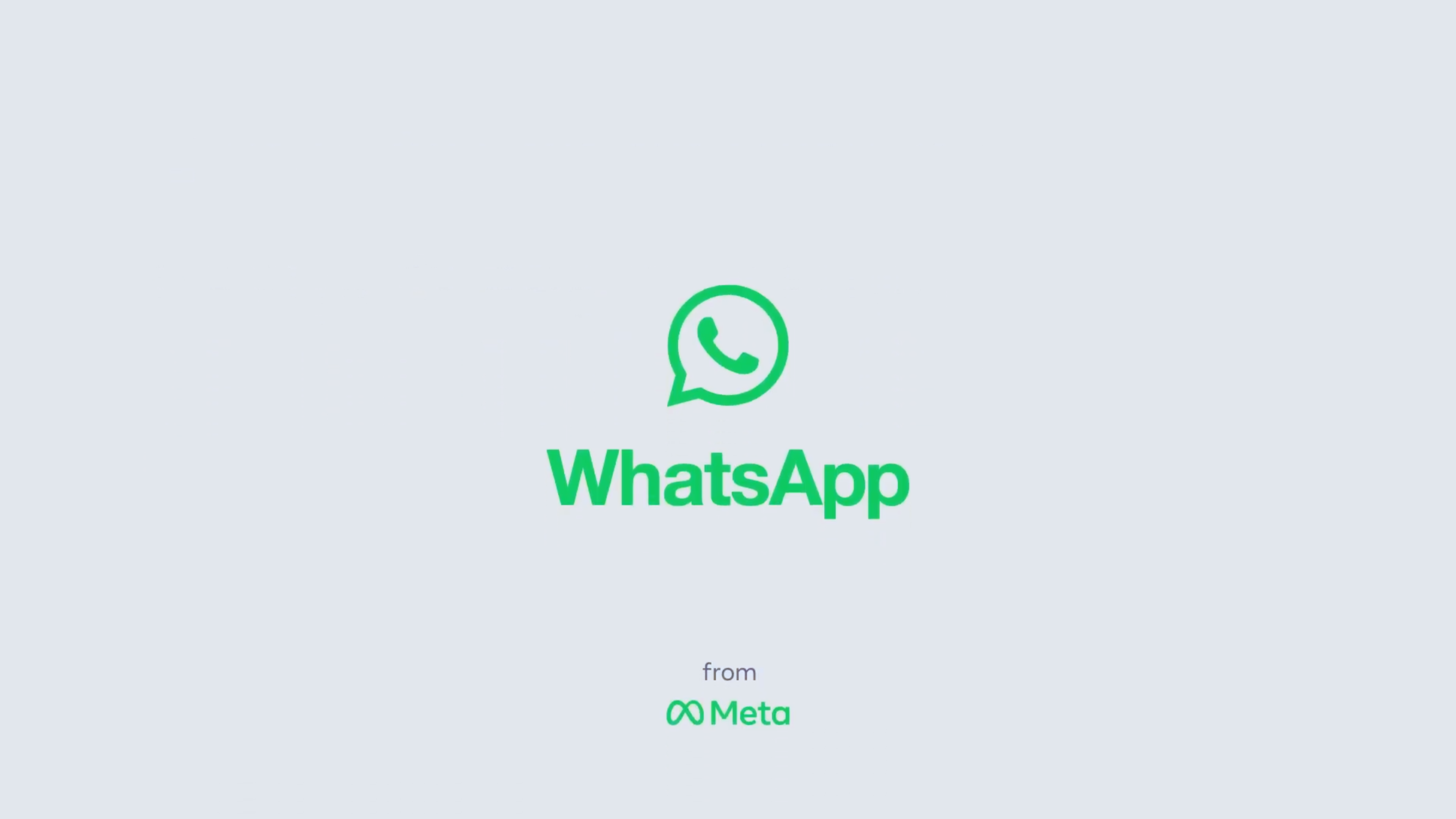 Logotipo de WhatsApp con fondo gris