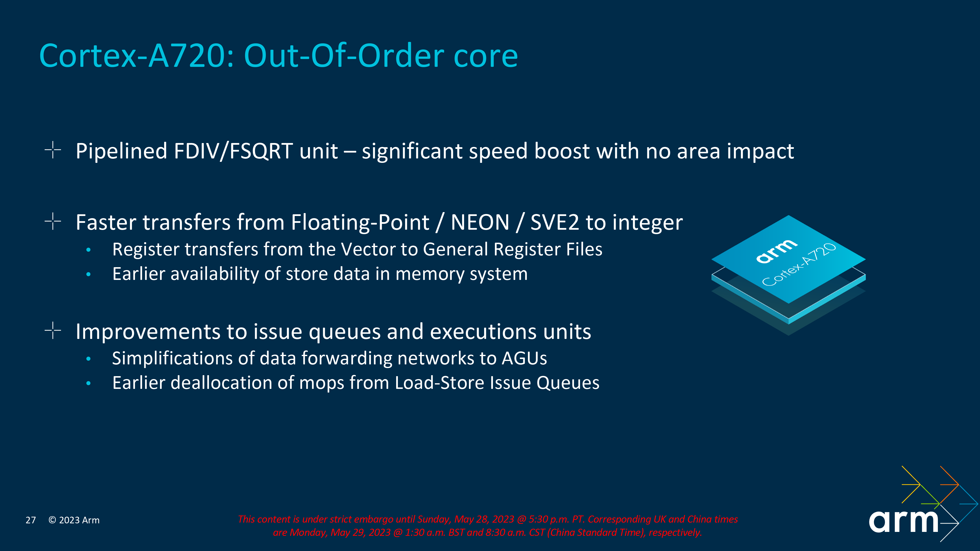 Arm's new Cortex X4, A720, and A520 are 64bit only cores with a big