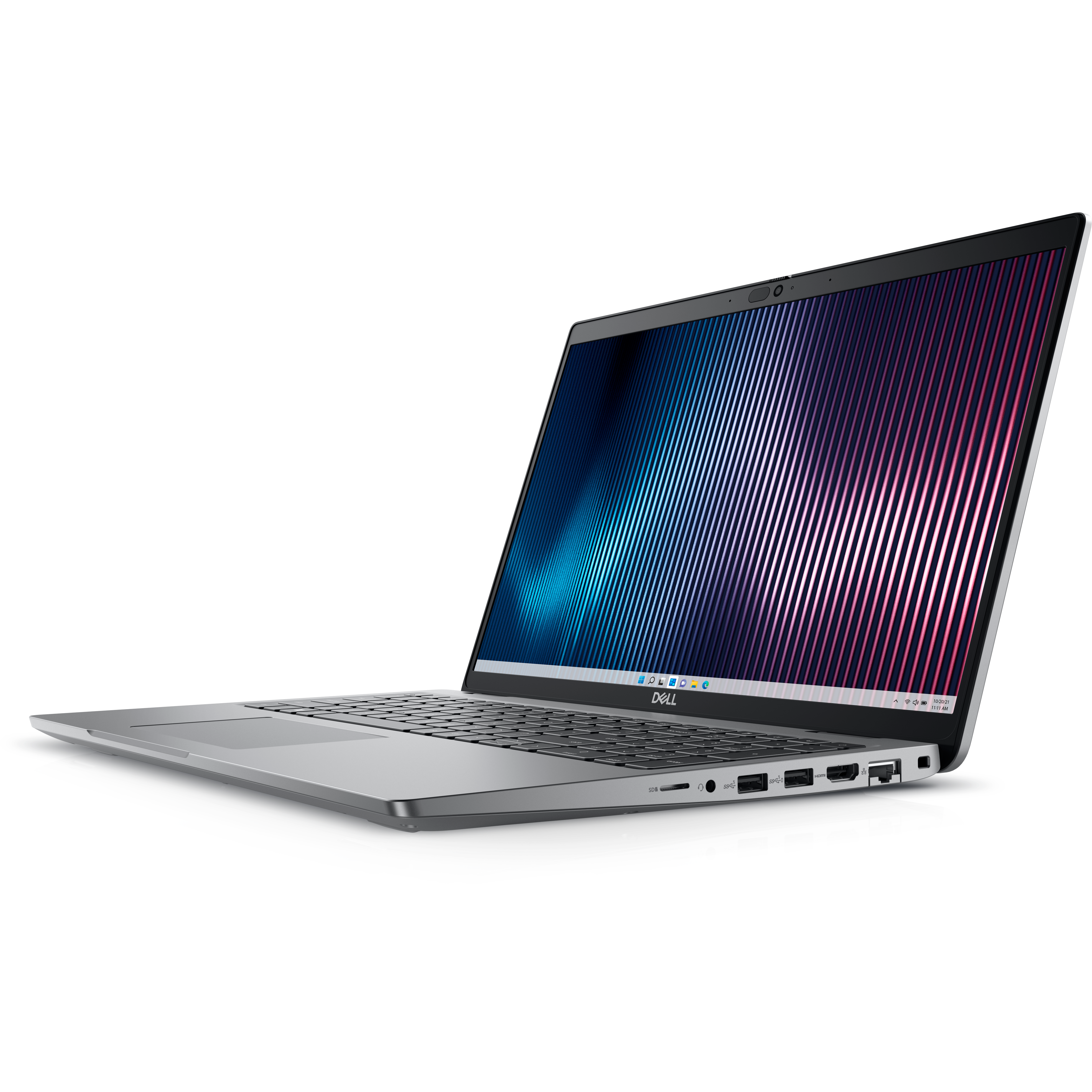 Angled front view of the Dell Latitude 5540 facing left