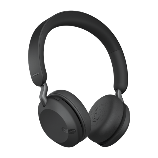 Product image of the Jabra Elite 45h on a transparent background.