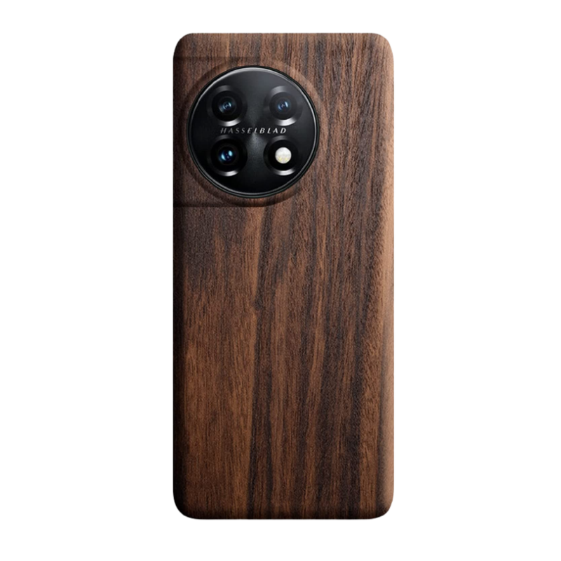 Komodoty Wood Case for OnePlus 11 on transparent background.