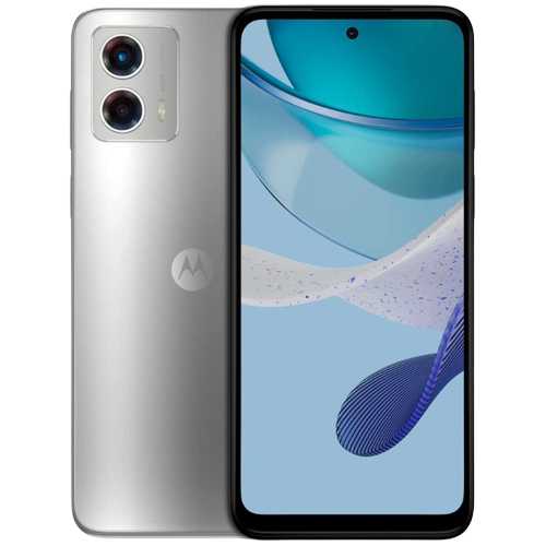 A render of the Moto G 5G 2023 model in Harbor Gray color.