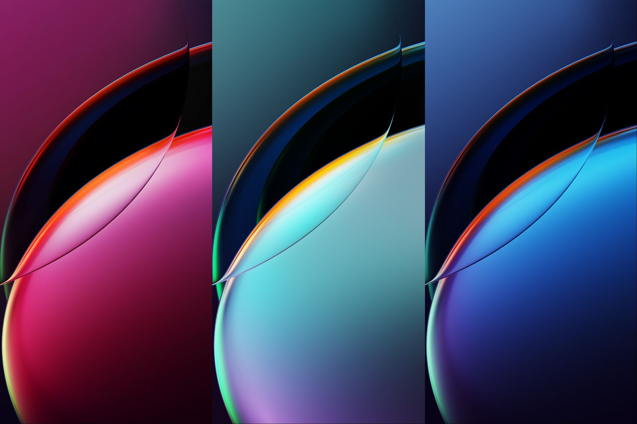 Premium AI Image | Colorful abstract wallpaper with a red and blue  background.