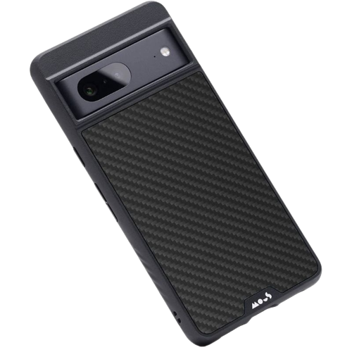 A render of the MOUS Limitless 5.0 case installed on a pixel 7.