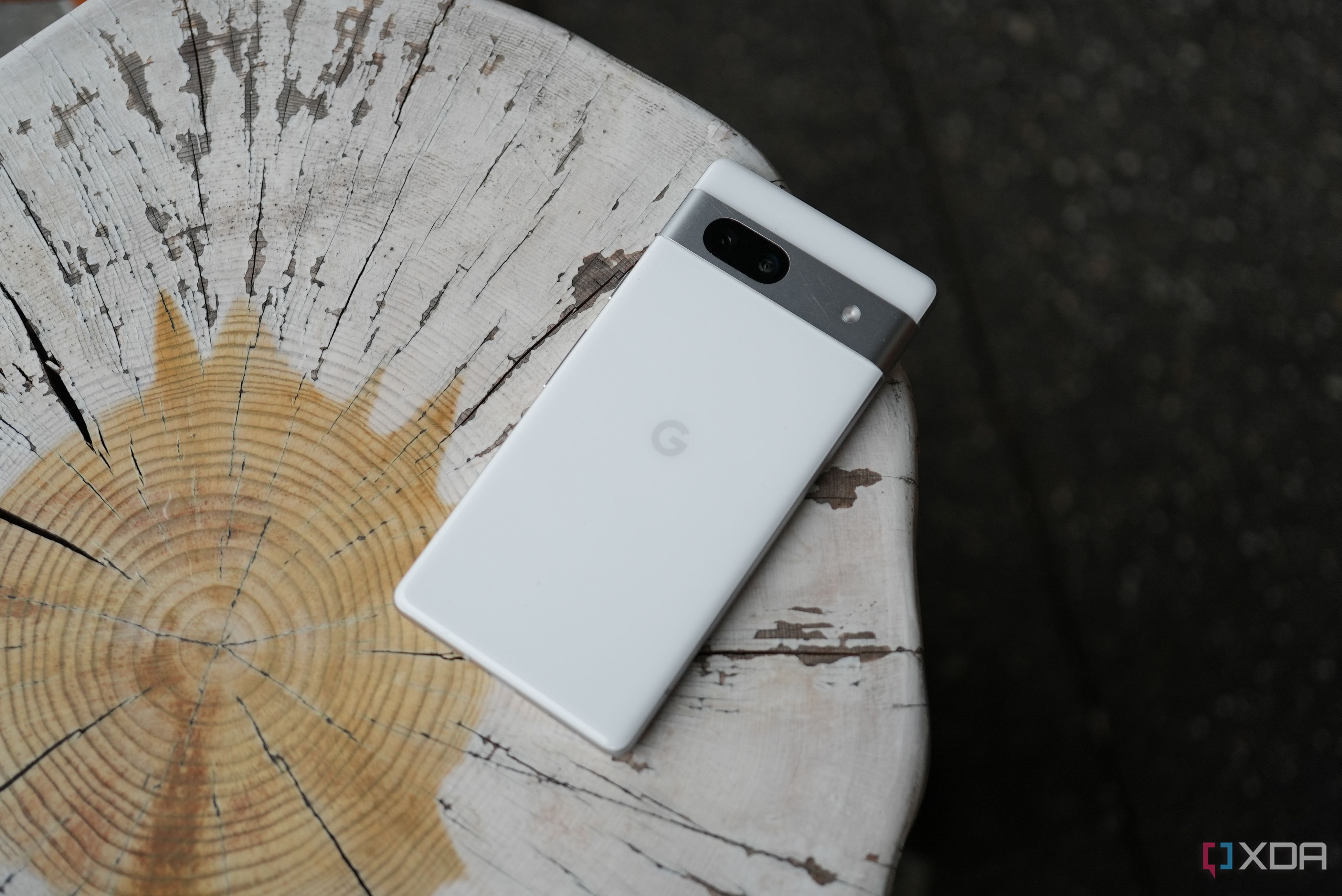 Google Pixel 7a in white