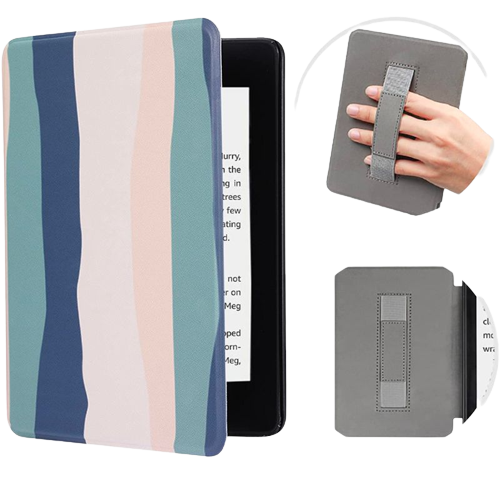 A render of the SCSVPN hand strap protective case for Kindle Paperwhite.