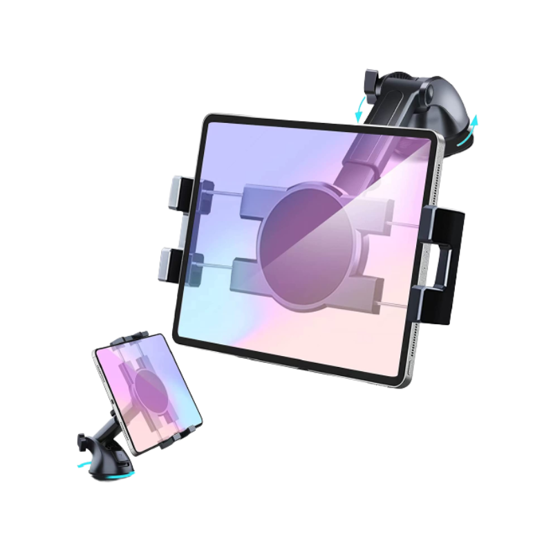 Support de tablette de voiture Vadaxx sur fond transparent.