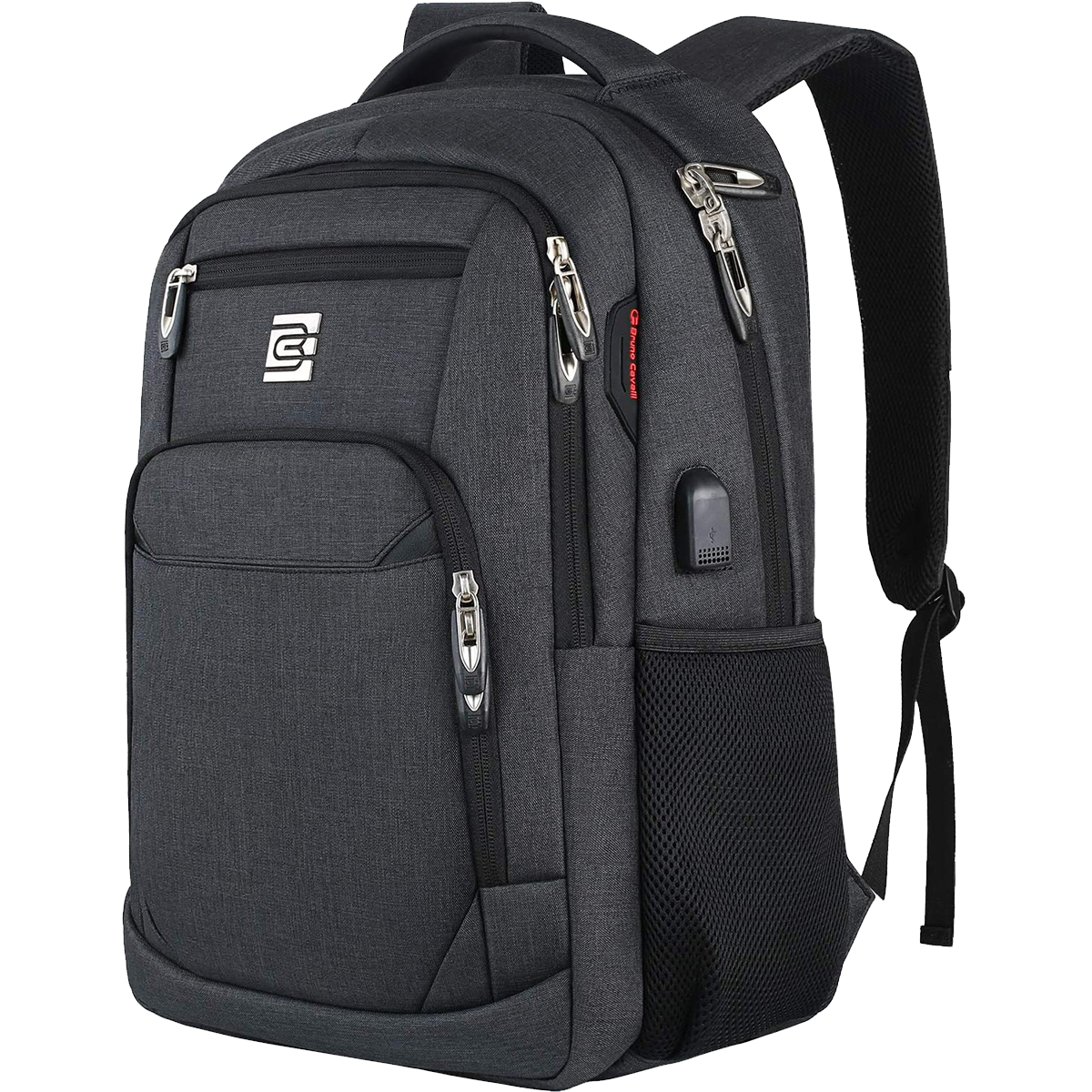 Volher 15.4 laptop backpack in dark grey