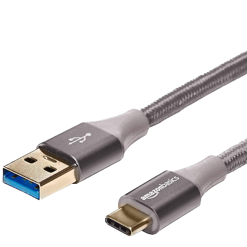 Amazon Basics USB-C to USB-A charging cable
