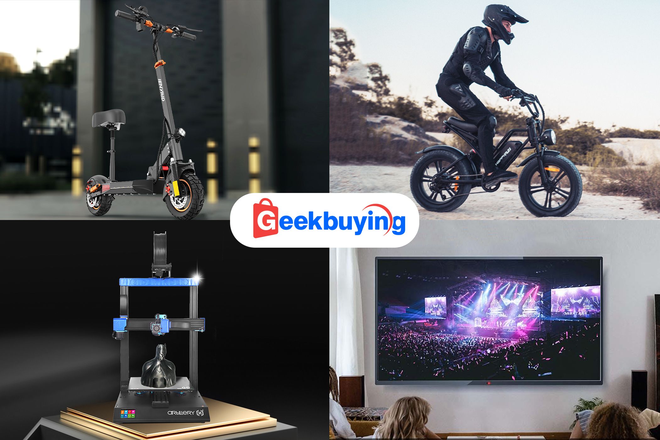 Grab exciting products at unbeatable deals at Geekbuying