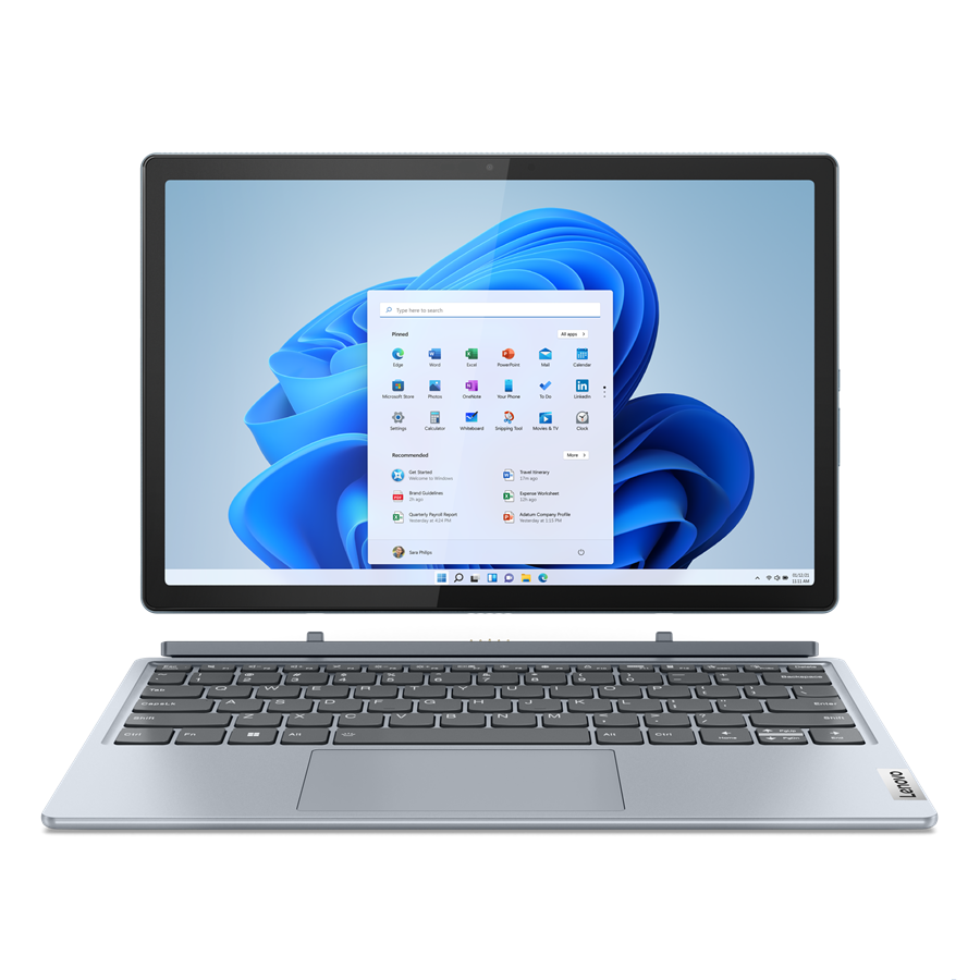 Front view of the Lenovo IdeaPad Duet 5i