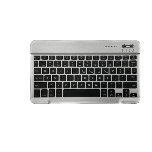 Macally portable Bluetooth keyboard in silver
