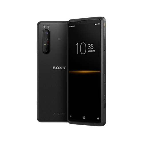 A render showing the front and back of the Sony Xperia Pro 5G.