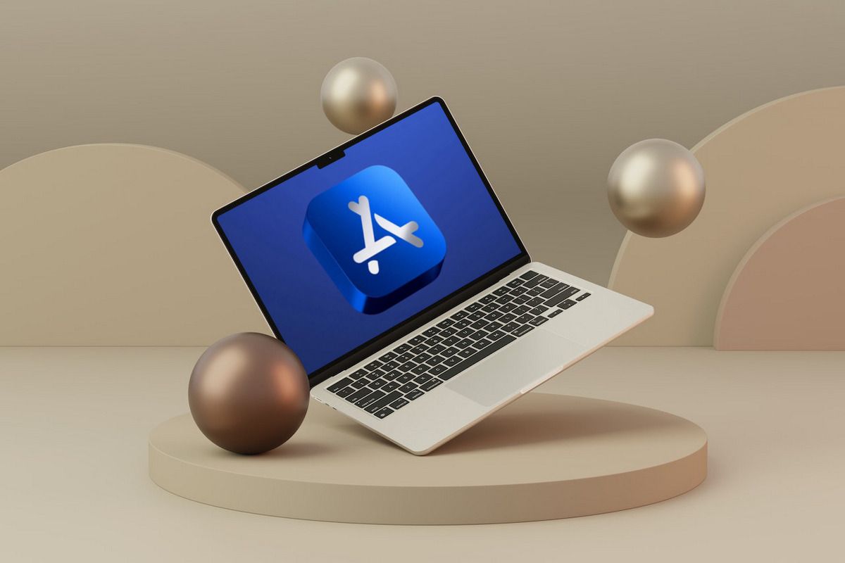 App Store icon on MacBook Air