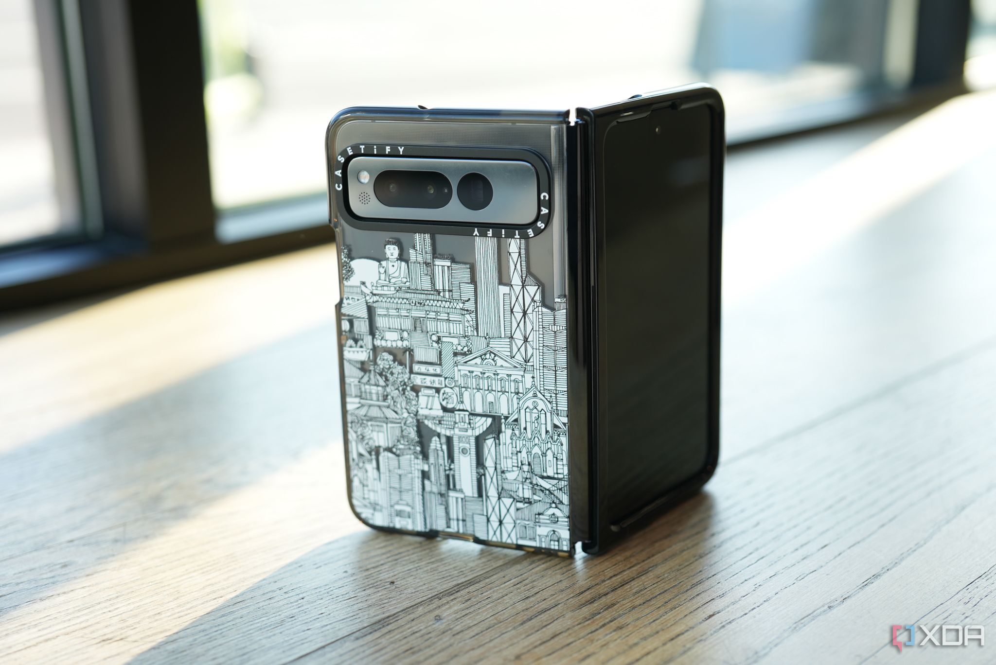 Casetify's Hong Kong themed case for the Pixel Fold. 