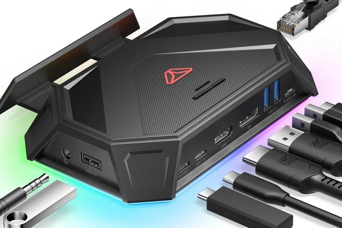JSAUX's Steam Deck RGB Docking Station is now available for purchase