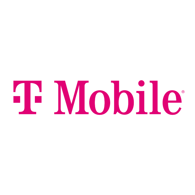 T-Mobile logo on transparent background.