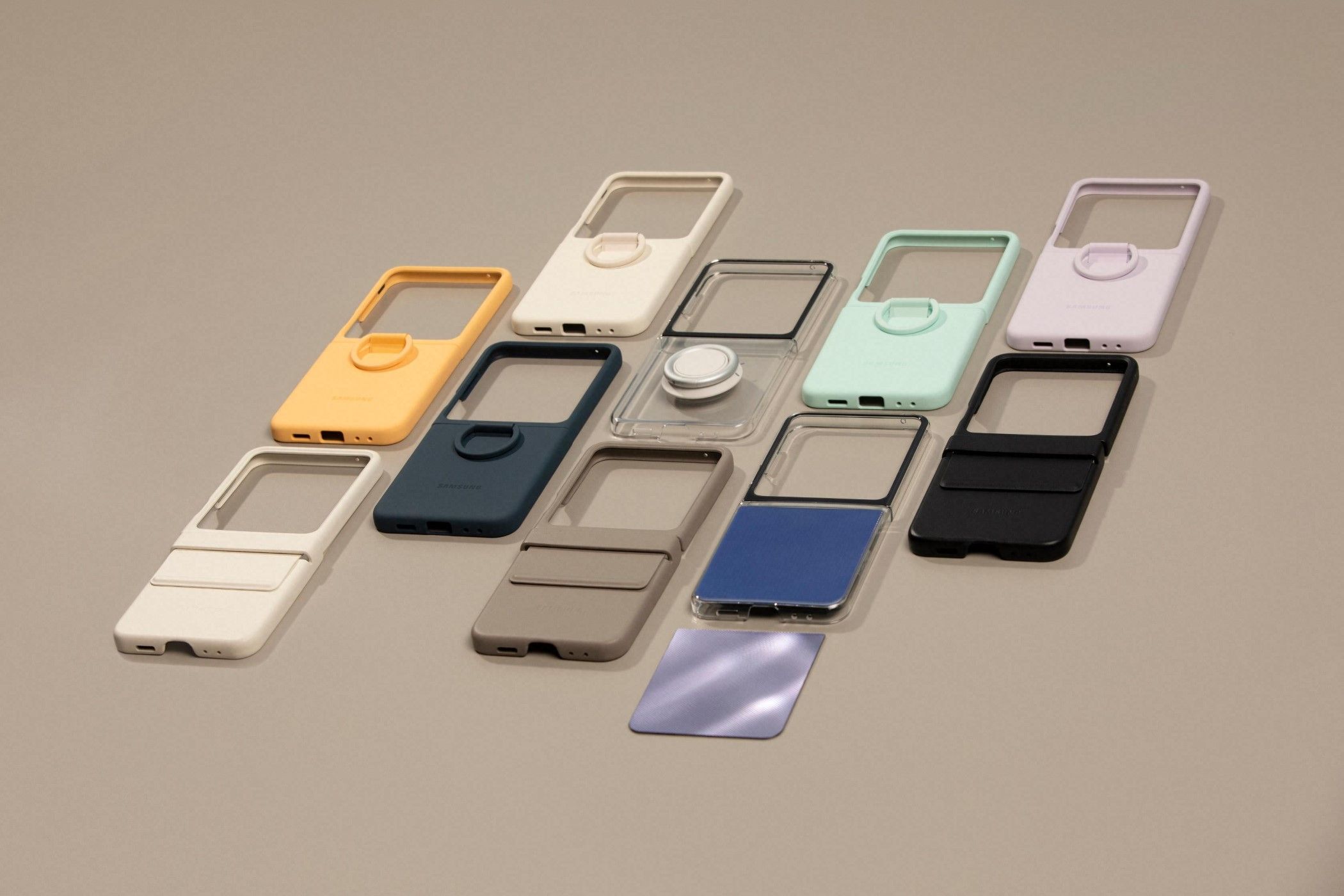 Feitenn for Galaxy Z Flip 4 Case,Flip Phone Case Compatible with Samsung  Galaxy Z Flip 4 5G 2022 (Brown)